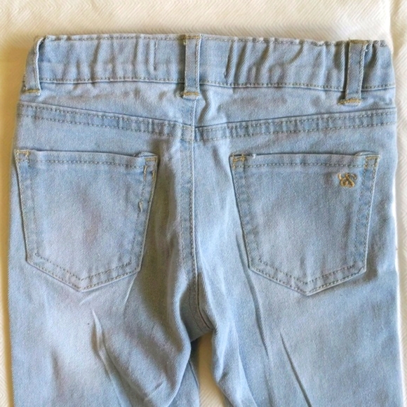 jessica simpson boho blouse & jeans matching outfit set 2T toddler girls - Picture 15 of 15